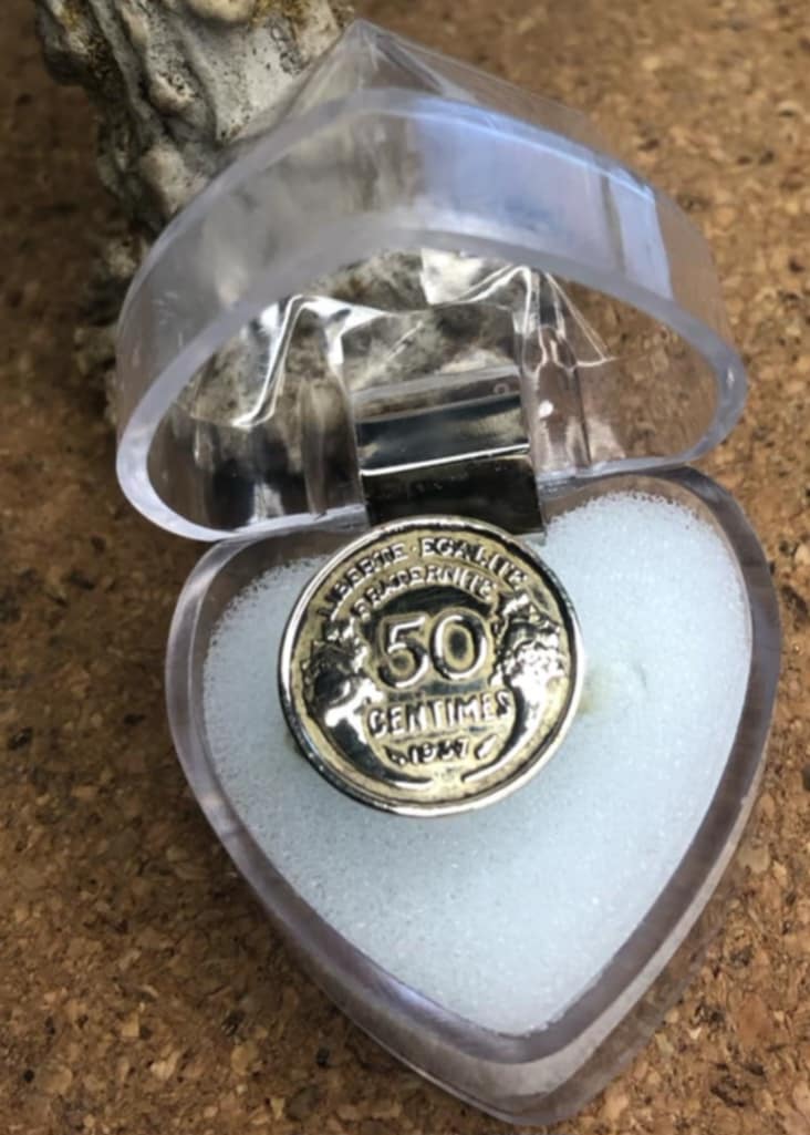 Bague 50 centime Morlon