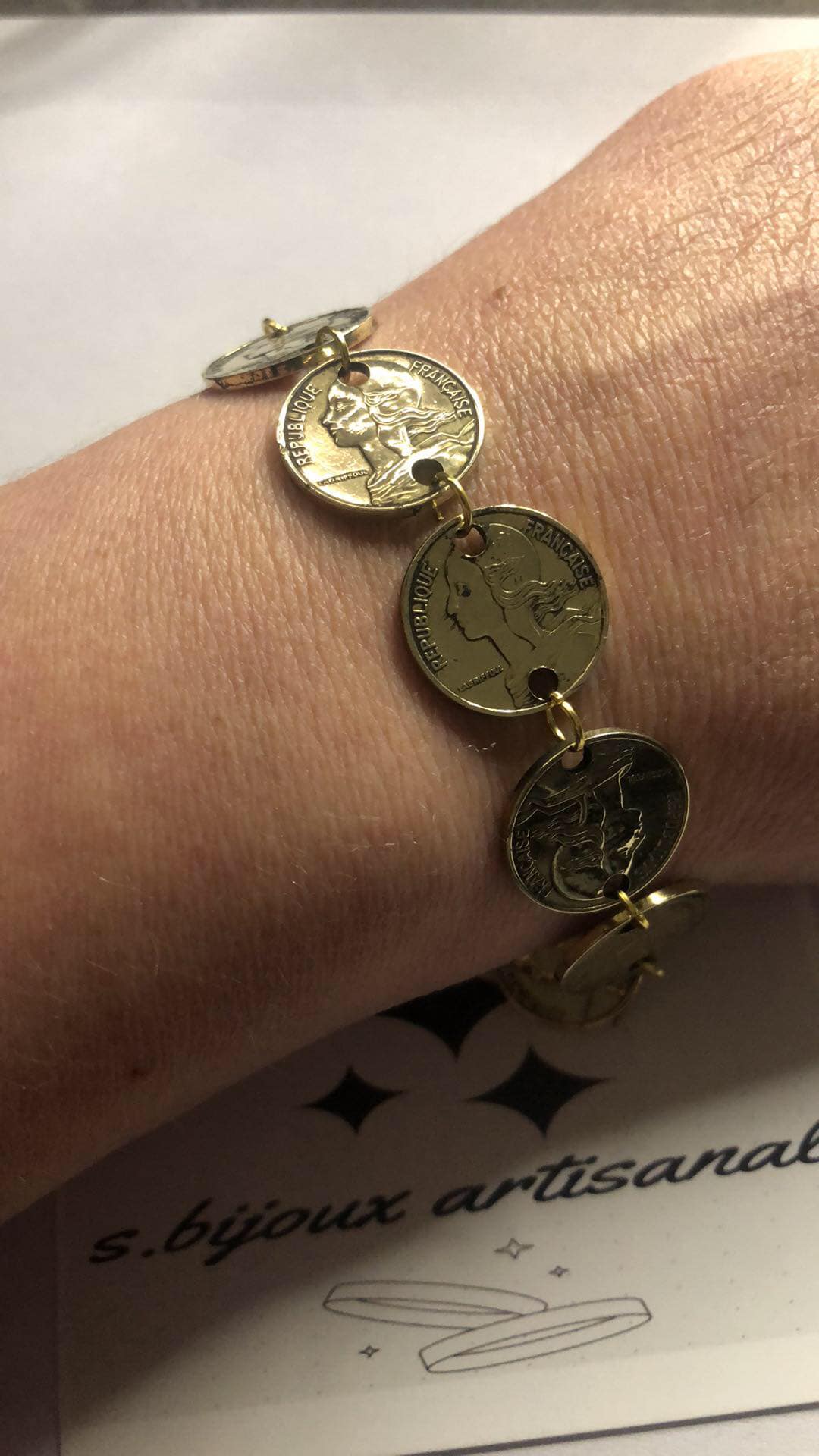 Bracelet de 5 centimes Marianne
