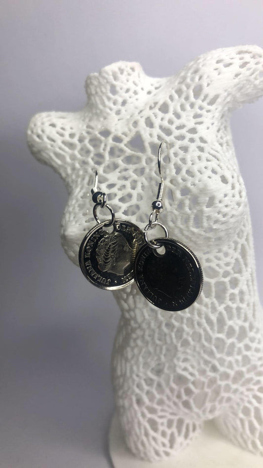 Boucle d'oreille du PAYS-BAS 10 Cent
