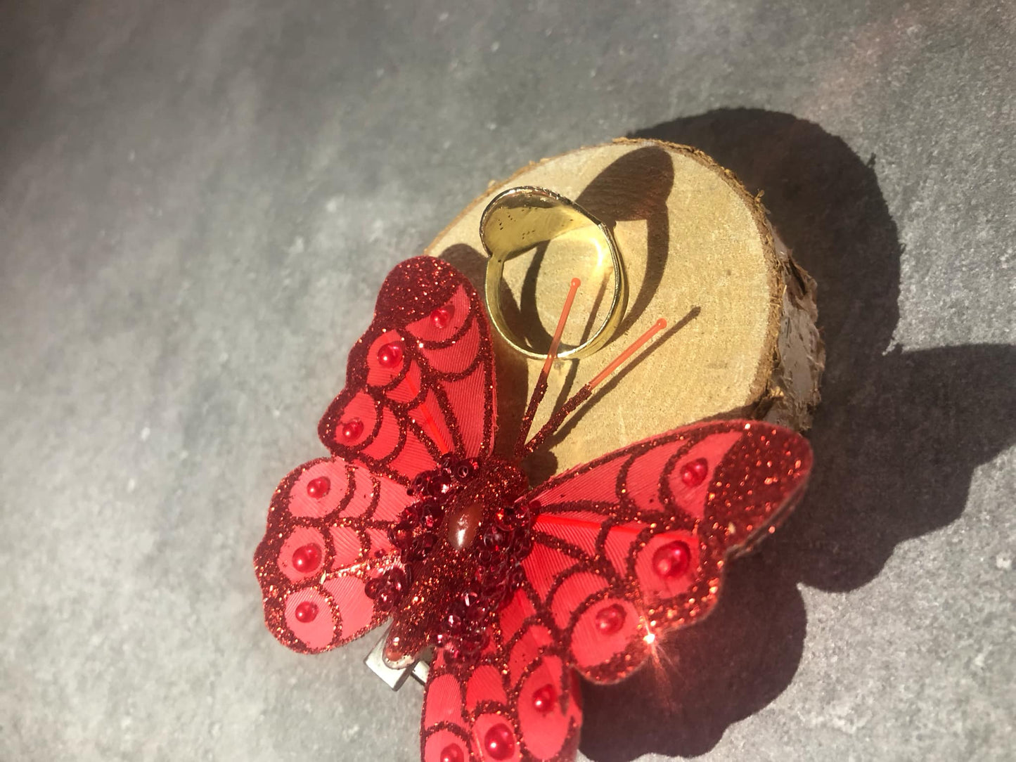 bague martelée